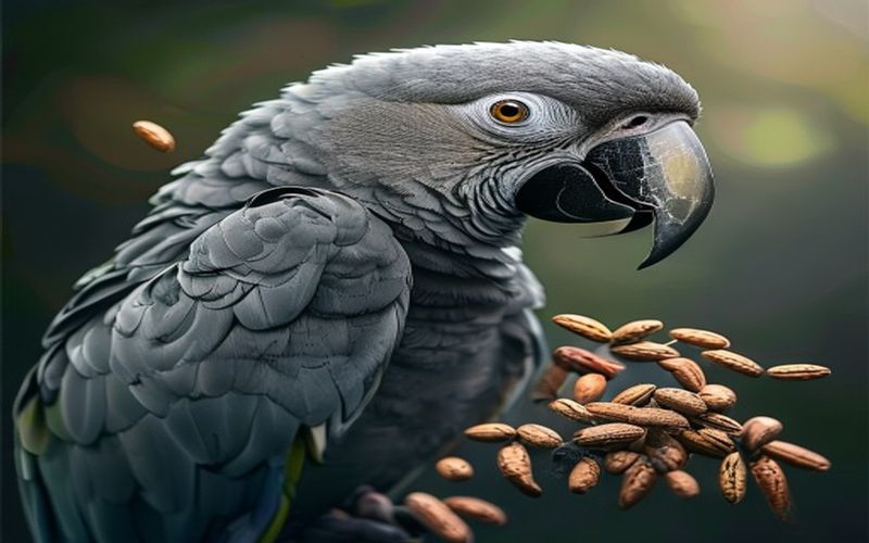 Perroquet gris du Gabon : pourquoi les granulés sont essentiels et les graines insuffisantes