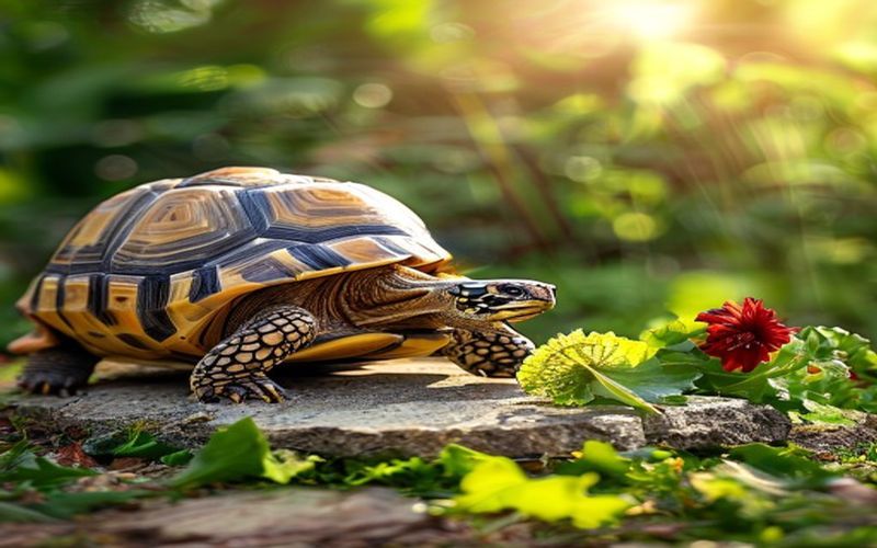 Tortue d'Hermann en captivité : hibernation, alimentation et terrarium correct