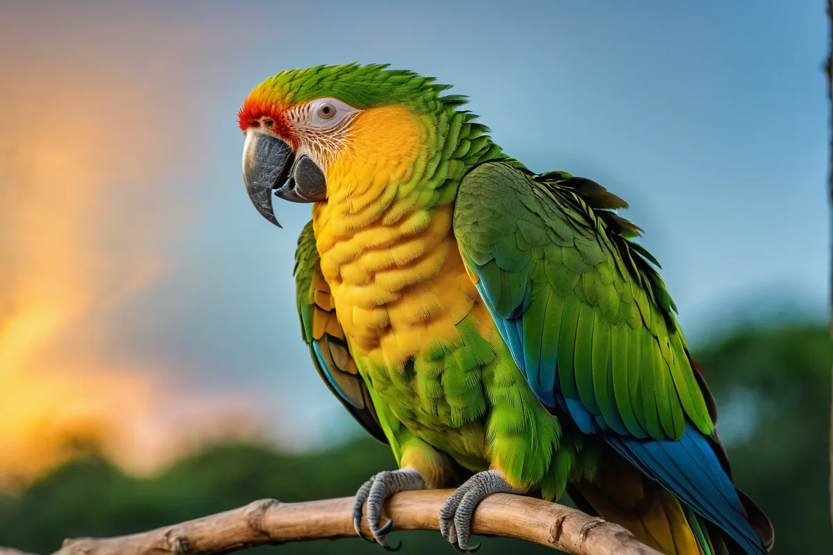 Amazone a front bleu