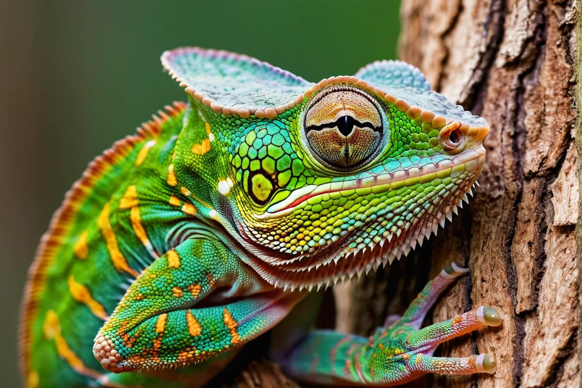 Cameleon voilé