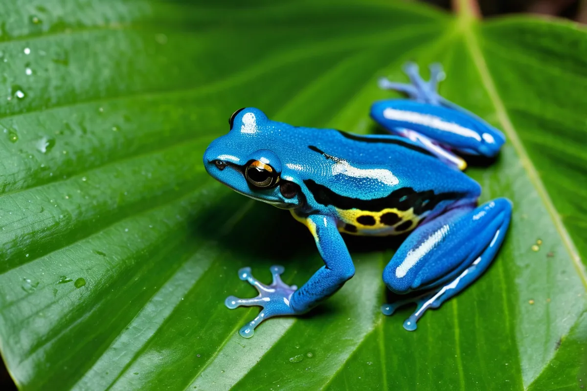Dendrobate azuré