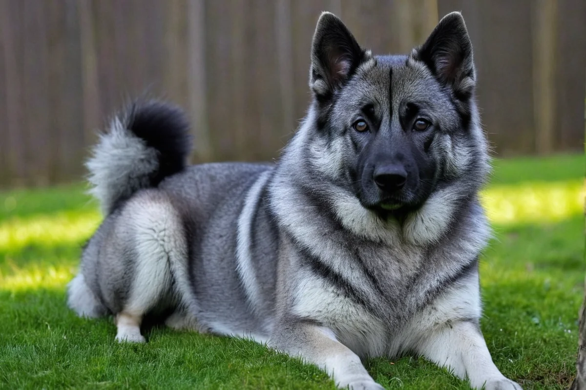 Elkhound norvegien gris