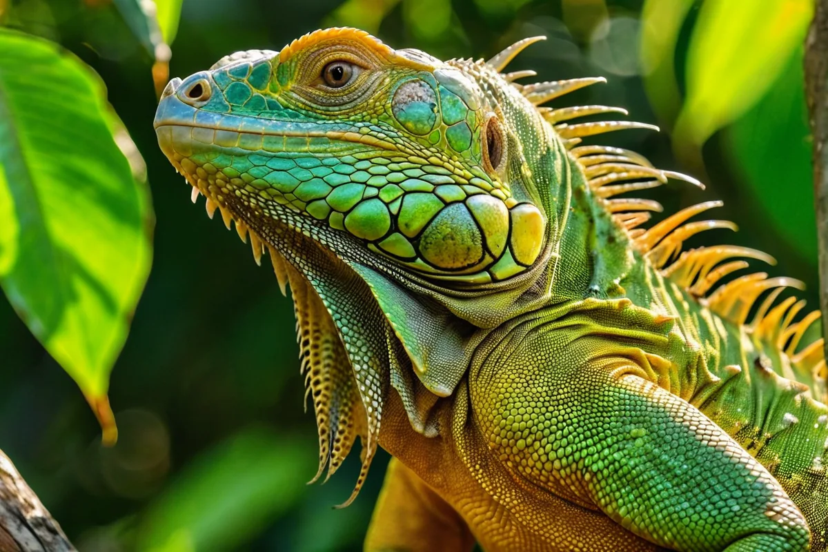 Photo d'Iguane vert