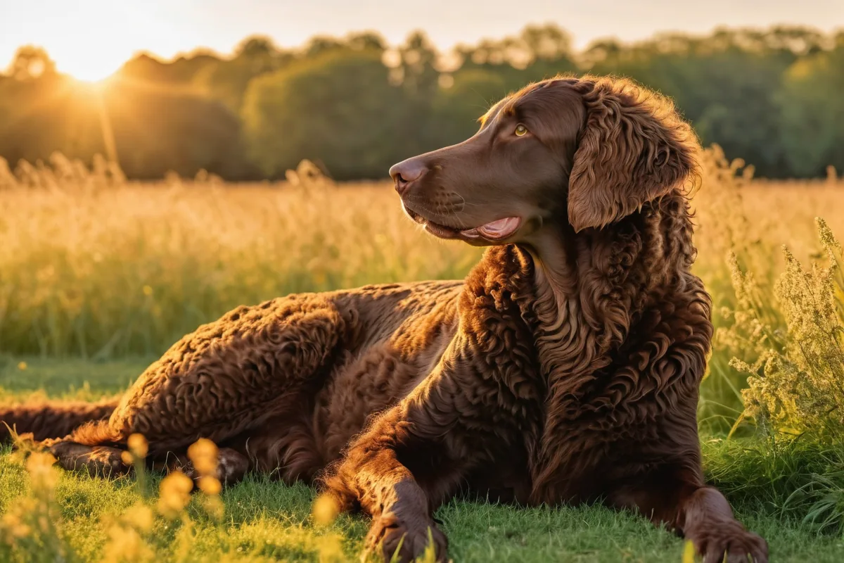 Retriever a poil boucle