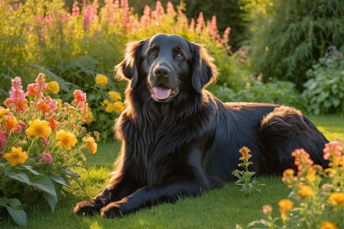 Retriever a poil plat
