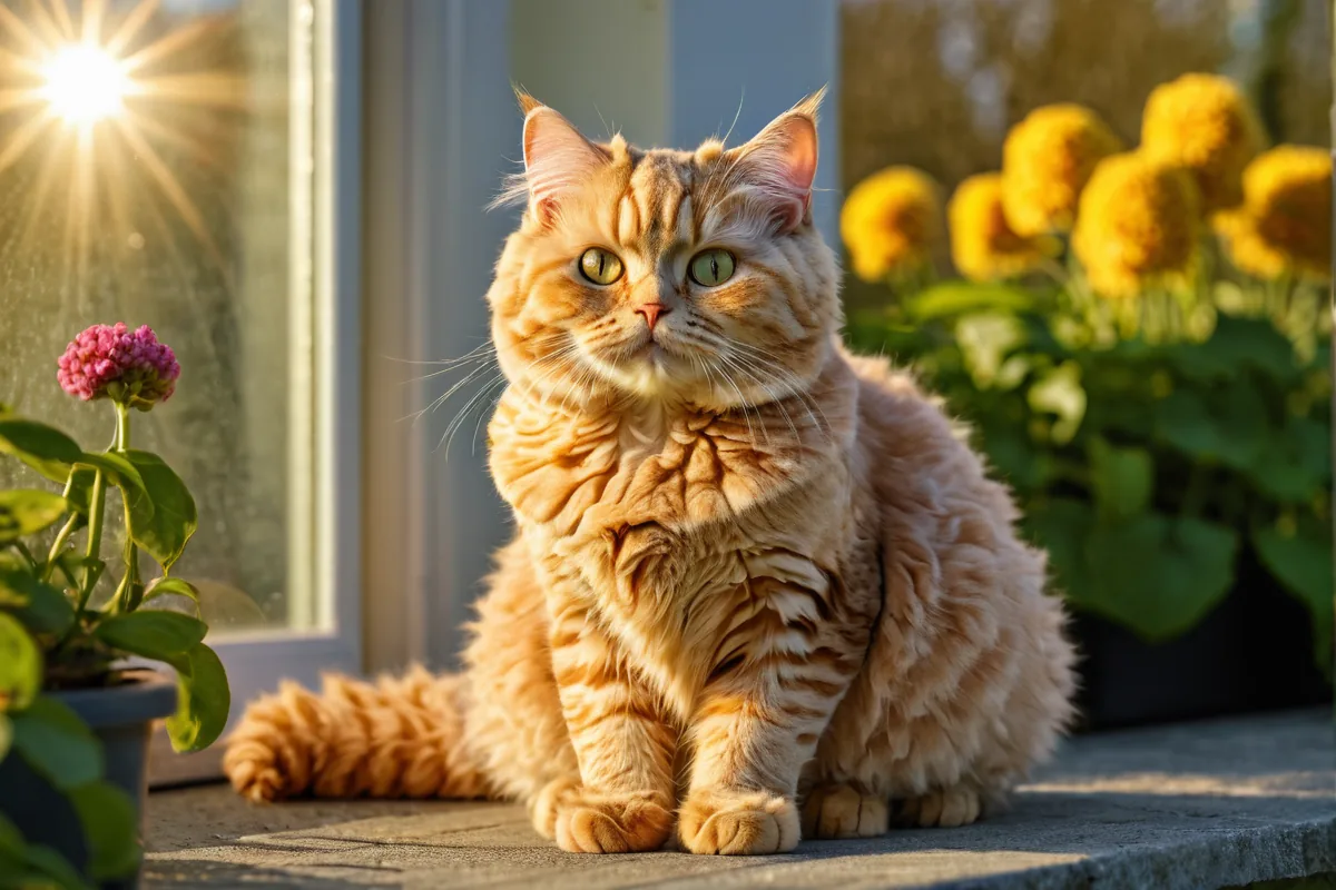 Selkirk Rex a poil court