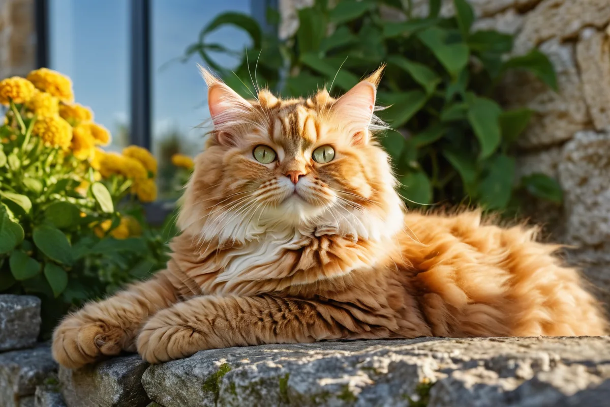 Selkirk Rex a poil long