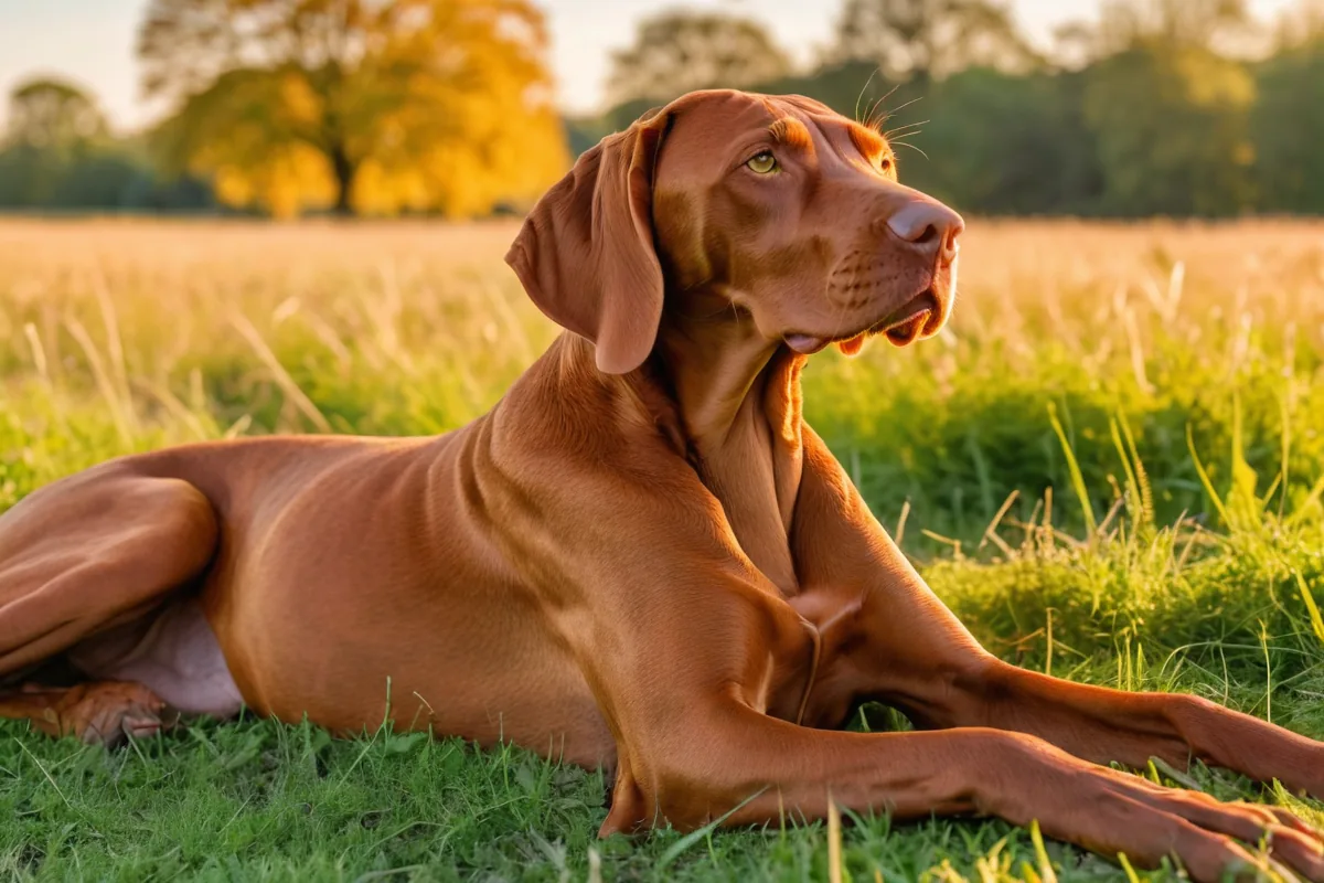 Vizsla a poil court